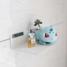 이지앤굿 무타공 아트월 선반 대리석 벽선반 30cm 40cm, 화이트