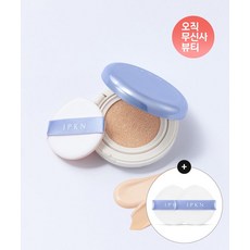IPKN 스킨 피니쉬 피팅 쿠션 [] 퍼프 2매, 피팅쿠션 23호, 1
