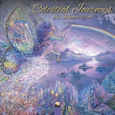 Celestial Journeys by Josephine Wall Mini Wall Calendar 2025 (Art Calendar), Celestial Journeys by Joseph.., Flame Tree Studio(저), Flame Tree Calendars