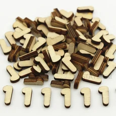 208pcs 8set 26 영어 알파벳 문자 나무 번호 가구 장식 예술 편지 디지털 디스플레이, 27 number 1, 01 10mm--15mm 208pcs