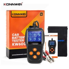 KONNWEI KW600 자동차 크랭크 테스터 100에서 충전 진단 베터리 배터리 12V 2000CCA 고속