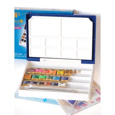 Holbein 好賓 18色塊狀透明水彩 PN694 塑膠盒, 詳見包裝