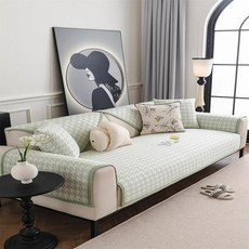 얼음 실크 소파 쿠션 여름 매트 미끄럼 방지 빛 순수한 흰색 커버 천, A. 70x70cm, 색상: 3. A / 사양: A. 70x70cm, 1개