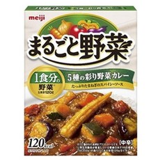 meiji 明治 五彩蔬菜辣味咖哩料理包, 1盒, 190g