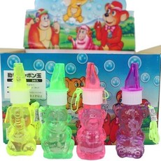 動物造型口哨泡泡水 吹泡泡玩具, 多色, 1個
