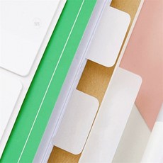 반투명 인덱스 접착 메모지 독서, 1inch