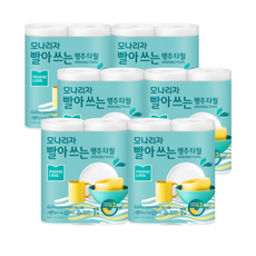 모나리자 빨아 쓰는 행주 타월, 50매, 6개