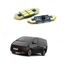 현대 스타리아 LED실내등 글로브박스 램프 트렁크등, 카고등 (31mm/1개)