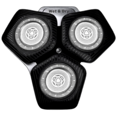 필립스 SH71/50 면도기날 S5000 S7000 SH60/70 시리즈 호환용 면도날 헤드, 2개, 블랙