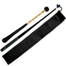 새화국악기 흑단 장구채(황죽흑단궁채+오죽사물열채)+알로바케이스 세트, 검정, 1개