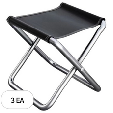 살림이음 폴딩 캠핑 낚시 미니의자 M, 3세트