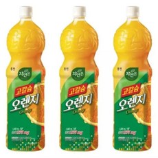 웅진 자연은 고칼슘 오렌지 1.5L x 12PET, 12개