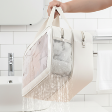 메종드닷 젖은 옷 완벽분리 방수 가방, 화이트