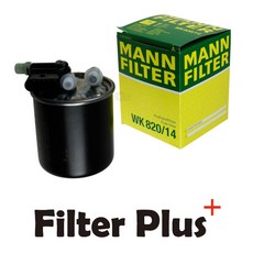 만필터 WK820/14 벤츠 디젤 연료필터 6420905352 6510902852, 1개