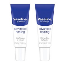 Vaseline 凡士林 深層滋潤護唇膏, 透明, 10g, 2條
