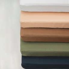 다양한 소재 다양한 컬러 주문제작 벤치방석, 면무지01.내추럴아이보리