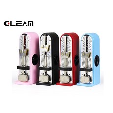 GLEAM 迷你機械節拍器 擺動式 適用於小提琴/鋼琴/古典樂器, 粉色, 1個