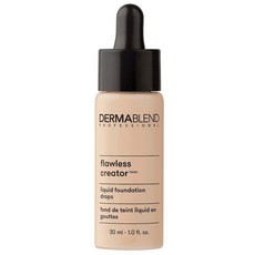 Dermablend Flawless Creator 다용도 리퀴드 파운데이션 메이크업 풀 커버리지 파운데이션 포장은 다를 수 있음 28.3g(1 온스), 35W: 약간의 복숭아 향이 있는 따뜻한 언더톤의 가벼, 1, 30ml
