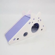 애완동물 햄스터 나무 무지개 다리 시소 스윙 소동물 활동 클라이밍 케이지, 1개, 4. H