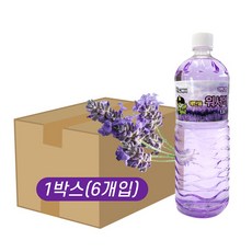 MAGICCLEAN 에탄올 워셔액 라벤더향 한박스(6개입), 1개