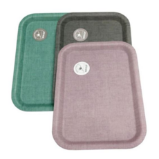 플라스틱트레이 논슬립 쟁반 카페 트레이 베이커리 플라워 35cm 79000EA 1EA, 그레이