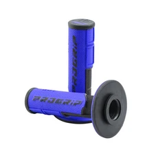 7/8인치 22 24mm 오토바이 그립 핸들바 KTM 야마하 유니버설 핏 바이크 모토크로스 고무 젤 6가지 색상, 05 blue