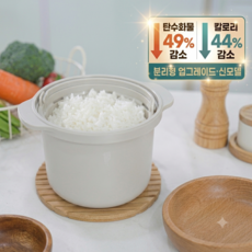 신형 CLQ 전자레인지 저당밥솥 전자렌지용기 찜기 PRO모델, 연그레이, 신형 저당밥솥