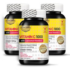 뉴트리파워 리포좀 비타민C1000 고함량 리포조말, 3개, 100정
