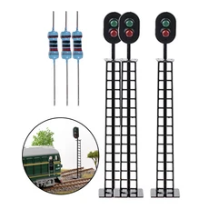 DIY 호등 HO 스케일 모델 건축 거리 기차 철도 램프 1:87 3 개, 01 B