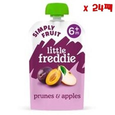 Little Freddie 리틀프레디 프룬 애플 6m 100g 24팩