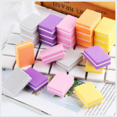 [DND] 미니 사각 네일 손톱 네일 샌딩 버퍼 블럭 파일, 핑크