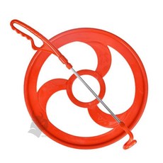 횽이네만물상 굴렁쇠 빨강 37cm 게임도구