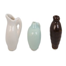 MDT 미니 화병 냉장고 자석 미니화병 자석, 화이트