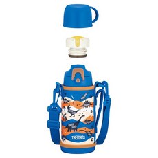 THERMOS 膳魔師 兩用瓶 附收納袋 FJJ-602WF, 1個, 0.6L, 藍棕色