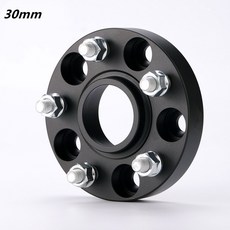 허브스페이스 휠 스페이서 어댑터 PCD 5x120 CB 74.1mm 림 BMW 호환 X5 X6 F15 F16 단조 알루미늄 합금 2 개 듀얼, [06] Black 30mm