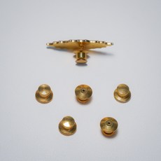 뱃지 분실 걱정 끝 RMC 안전잠금 뱃지핀 고정핀 5개 Locking pin back