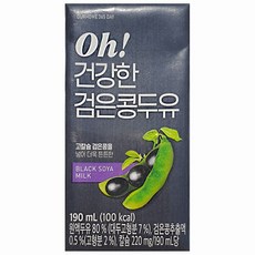 연세 365일 건강한 두유 검은콩, 192개, 190ml
