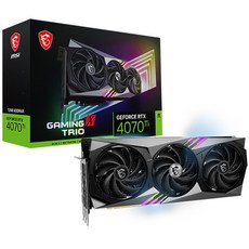 msi 微星 GeForce RTX 4070 Ti GAMING X TRIO 12G, MS-V513