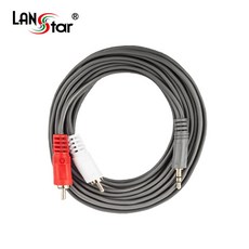 AV 2RCA M 3.5ST M Y형 케이블 2M, AV 2RCA MM 3.5ST M