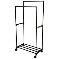 雙桿簡易衣架, 黑色、白色