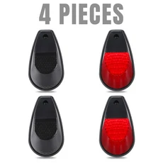 노란색빨간색흰색 Led 운전실 지붕 실행 마커 조명 경고 클리어런스 라이트 트럭 SUV 오프로드 4x4 12V 용, 09 4pcs Red, 01 China Mainland