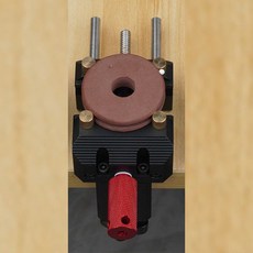 拾光優選好物 桌面臺鉗帶夾柱多功能小型工作臺 木工鋁合金精密臺 家用夾鉗圓形, 黑色, 1個