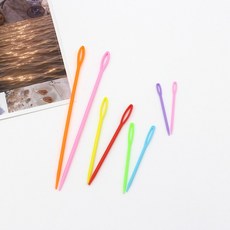 플라스틱 돗바늘 안전바늘, 10개
