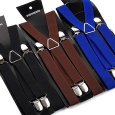 탄력 멜빵 서스펜더 남녀공용 어깨 작업용 등산 캐주얼