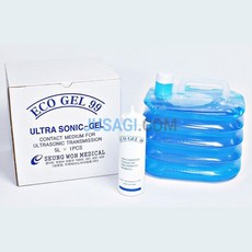 대용량 투명 파란색 병원 EKG 초음파 젤5L 건강검진과 종합병원 바디, 옵션2: 5L(투명), 1개