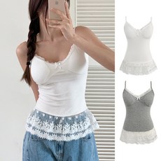 [수앤수]네니 리본 레이스 나시 원피스 (26C030)