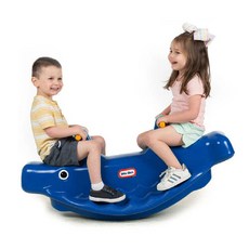 돌고래 시소 2~3인용 어린이집 유치원 놀이방 키즈카페 시소놀이, 돌고래 시소 블루