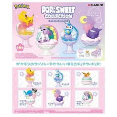 Re-MeNT 寶可夢POP'n SWEET COLLECTION盒玩，現貨正版代理版，皮卡丘波加曼耿鬼小火馬伊布導電飛鼠，可愛造型療癒收藏, 小火馬,現貨, 1個