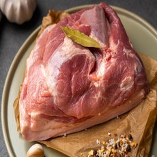 지리산흑돼지 앞다리살 수육용, 500g, 1개