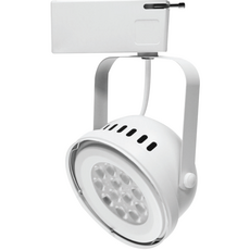 凱得米 AR111 碗公款 LED軌道燈 12W 工業風 投射燈, 白殼黃光, 1箱